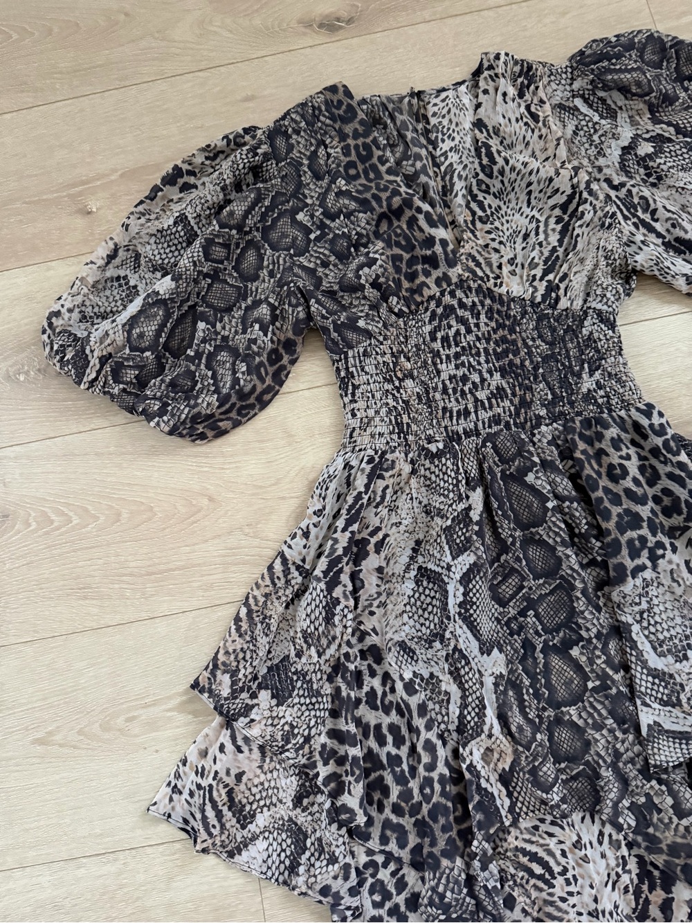 Allsaints Ciara Noche Mini Dress US 2 NWT - Picture 5 of 8